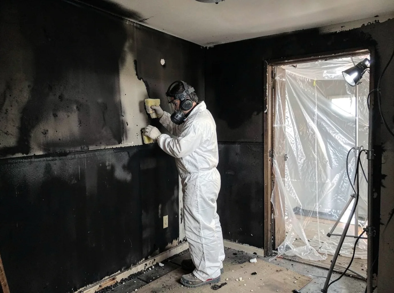 Fire Damage Restoration company in Honor, MI